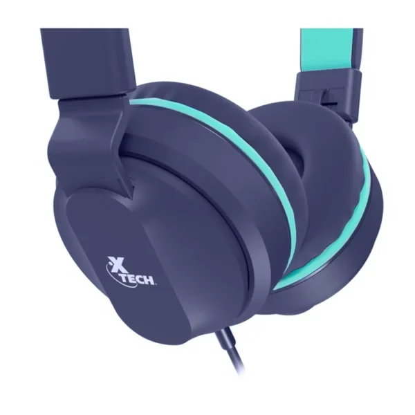 Audífonos de Diadema XTECH Alámbricos On Ear XTH-355 para Niños Azul - Imagen 4