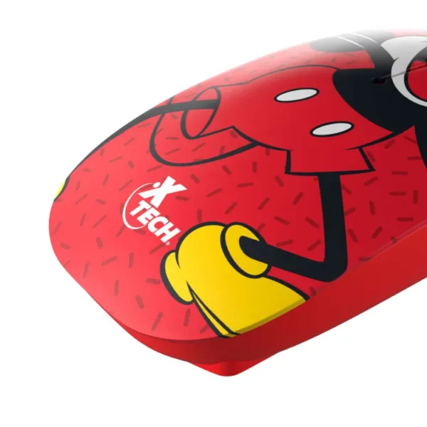 Mouse XTECH Inalámbrico Óptico Mickey Mouse Rojo - Imagen 3
