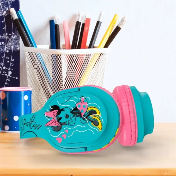 Audífonos de Diadema XTECH Inalámbricos Bluetooth On Ear Disney Minnie Mouse Azul|Rosado - Imagen 7