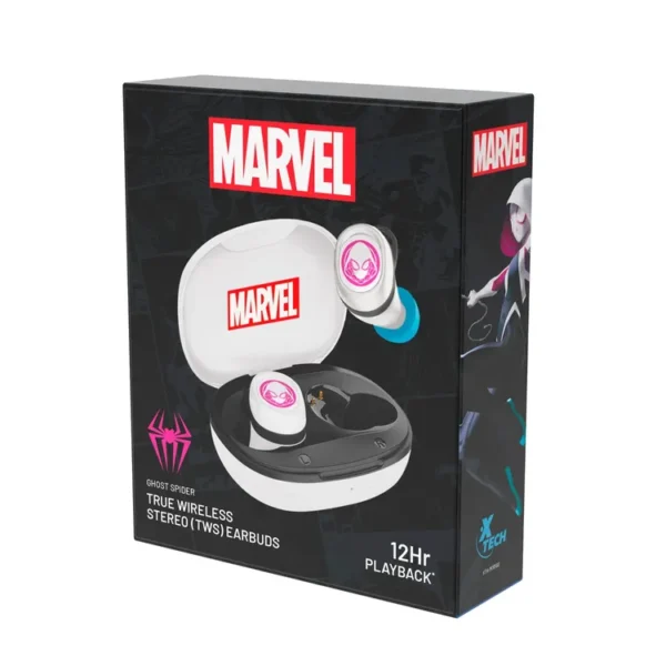 Audífonos XTECH Inalámbricos Bluetooth In Ear TWS XTH-701SG Ghost Spider Blanco - Imagen 7