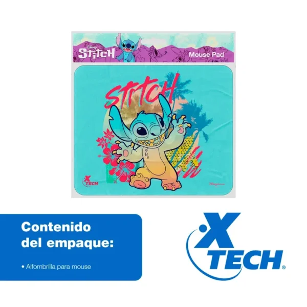 Pad Mouse XTECH Tamaño S Disney Stitch Azul - Imagen 7