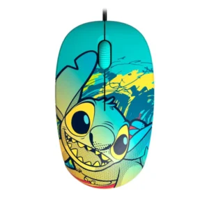 Mouse XTECH Alámbrico Óptico USB XTM-D406ST-BL Disney Stitch Azul