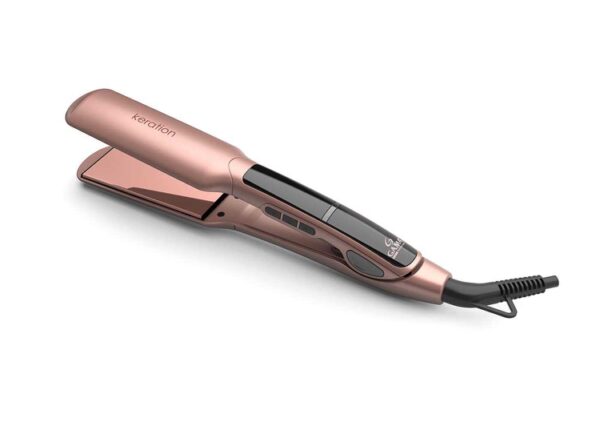 Plancha de Cabello GAMA Xwide Keration Rosado - Imagen 6