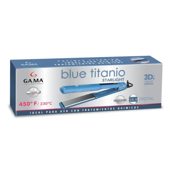 Plancha de Cabello GAMA Starlight Azul - Imagen 4
