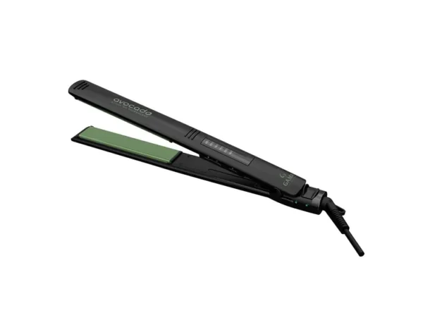 Plancha de Cabello GAMA  Eleg Avocado Led Negro