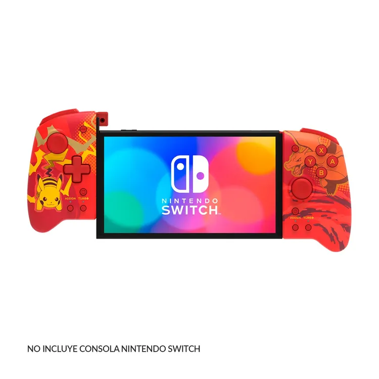 Control HORI Split Pad PRO para Switch Charizard Amarillo|Naranja - Imagen 2