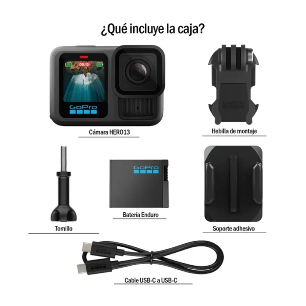 Cámara de acción GOPRO Hero 13 Black + Carcasa protectora - Imagen 3