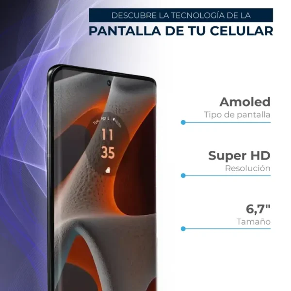 Celular MOTOROLA Edge50Pro 512GB 5G Negro - Imagen 7