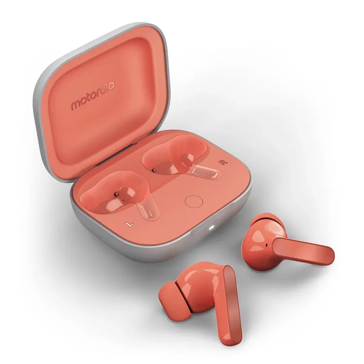 Audifonos MOTOROLA Inalámbricos Bluetooth In Ear Moto Buds Cancelación de Ruido Durazno