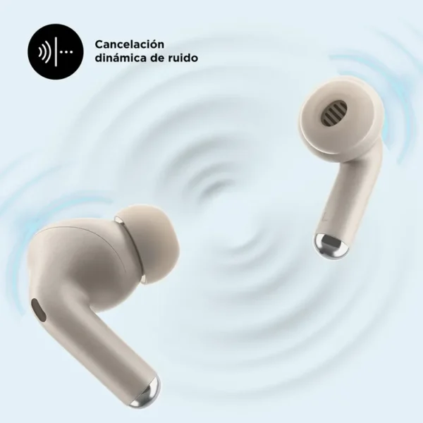 Audifonos MOTOROLA Inalámbricos Bluetooth In Ear Moto Buds+ Sound By Bose Cancelación de Ruido Gris - Imagen 6