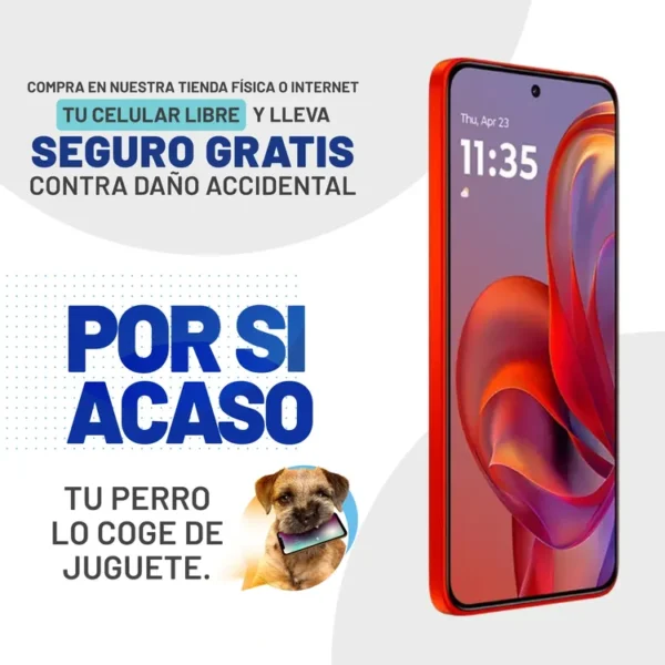 Celular MOTOROLA Edge50 Neo 256GB Naranja - Imagen 2