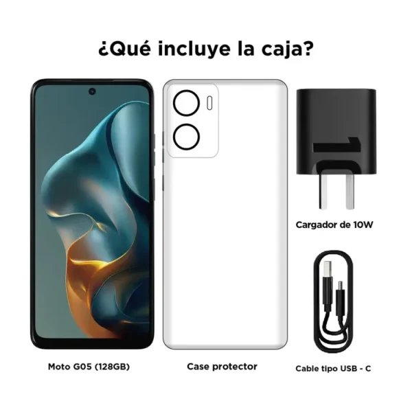 Celular MOTOROLA G05 128GB Verde - Imagen 3