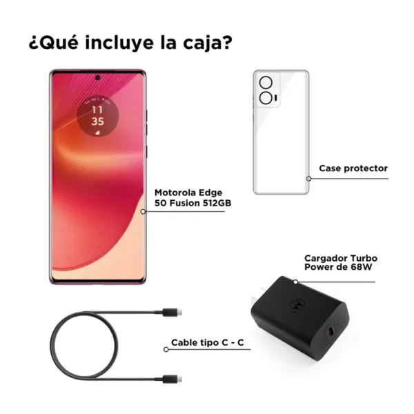 Celular MOTOROLA Edge 50 Fusion 512GB 5G Rosado - Imagen 3