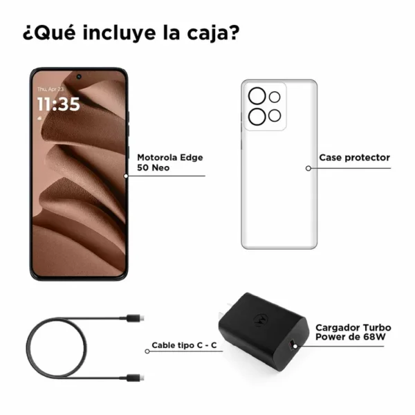 Celular MOTOROLA Edge50 Neo 256GB Chocolate - Imagen 3