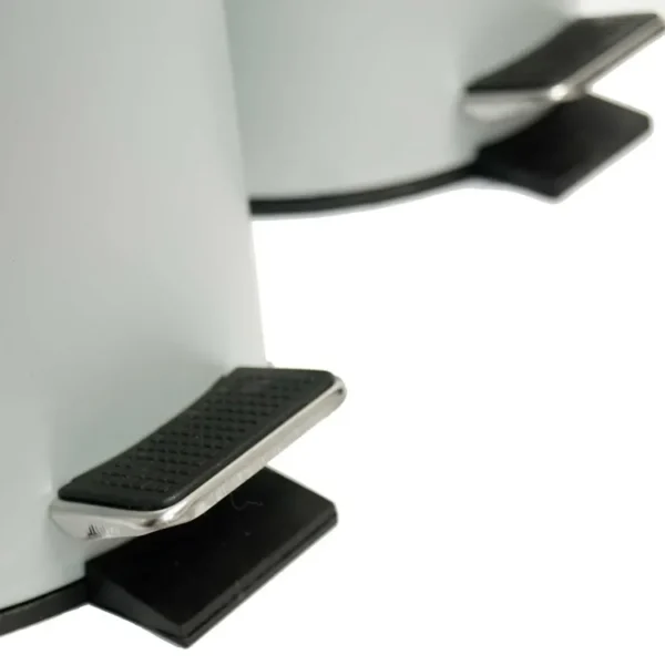 Set x 2 Canecas / Papeleras de Pedal 3 Litros FREE HOME Gris - Imagen 4