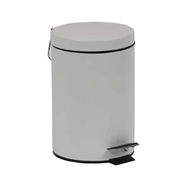 Papelera de Pedal FREE HOME 3 Litros Blanca