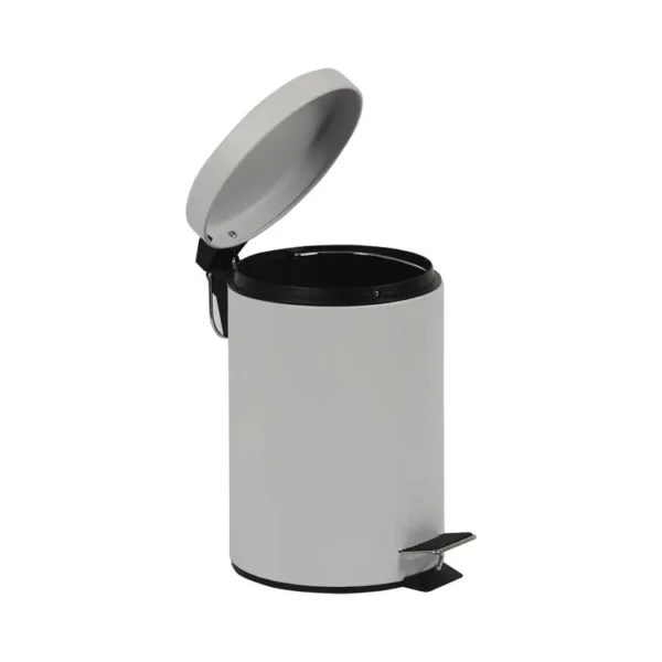 Papelera de Pedal FREE HOME 3 Litros Blanca - Imagen 2