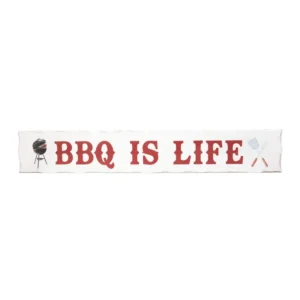 Cuadro Decorativo FREE HOME "Bbq Is Life" 120 x 20 cm