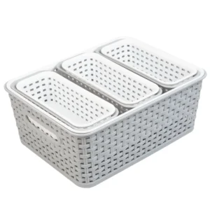Set x 8 Cajas Organizadoras FREE HOME para Almacenamiento