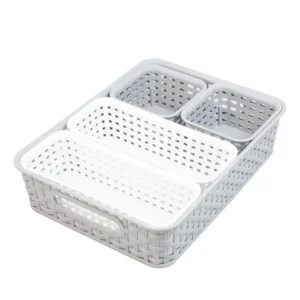 Set x 5 Cajas Organizadoras FREE HOME para Almacenamiento