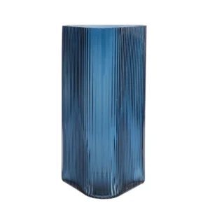 Florero Triangular FREE HOME 29 cm Azul