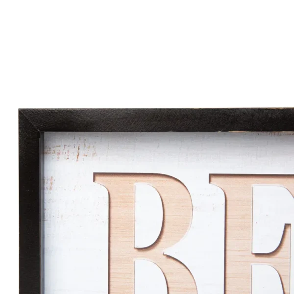 Cuadro Decorativo con Marco FREE HOME "Believe" 60 x 20 x 2.2 cm - Imagen 2