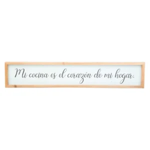 Cuadro Decorativo FREE HOME  "Mi cocina es el corazón de mi hogar"