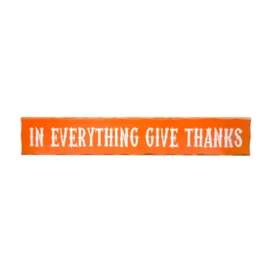 Cuadro Decorativo FREE HOME "Give Thanks" 120 x 20 cm