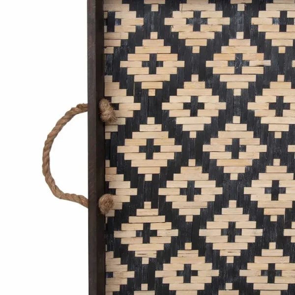 Bandeja Decorativa FREE HOME Cuadrada Charol Decoratrombos 48 x 48 cm - Imagen 3