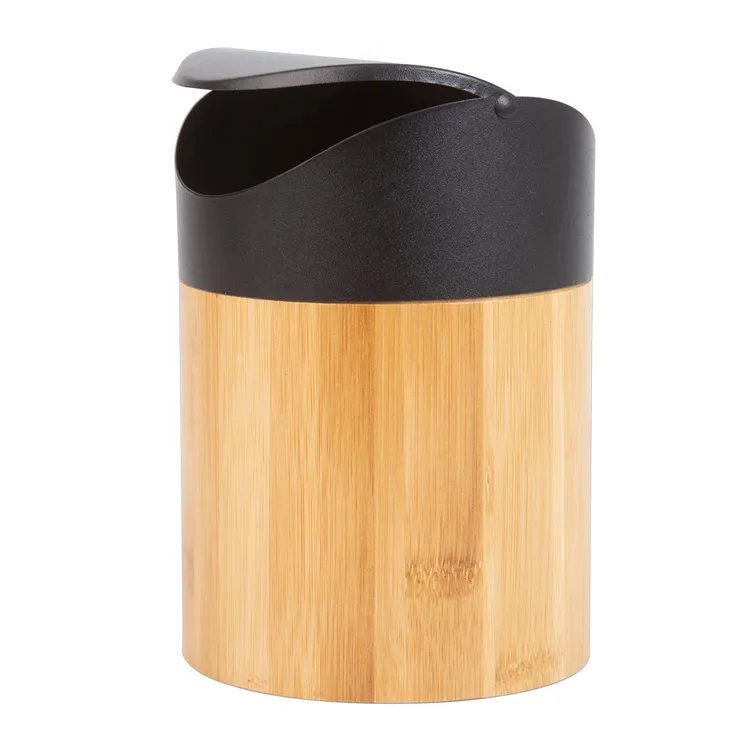 Caneca / Papelera FREE HOME Bambú Acanalado - Imagen 2