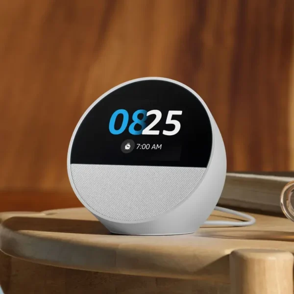 Parlante AMAZON Echo Spot  Blanco Glaciar - Imagen 4
