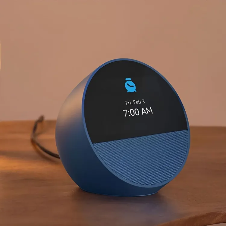 Parlante AMAZON Echo Spot Azúl Oceano - Imagen 5
