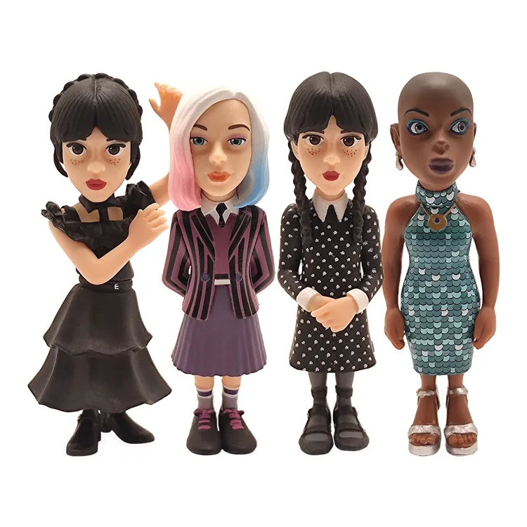 Figura Coleccionable MINIX de Wednesday x4 - Imagen 9