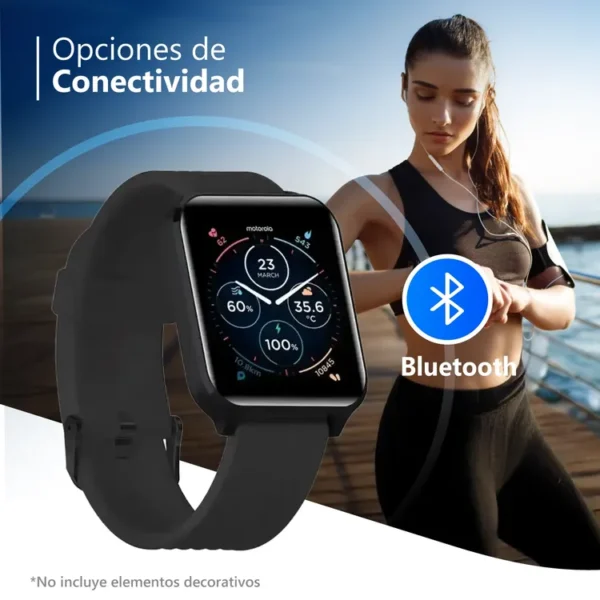 Reloj MOTOROLA Moto Watch 70 42.9 mm Negro - Imagen 5