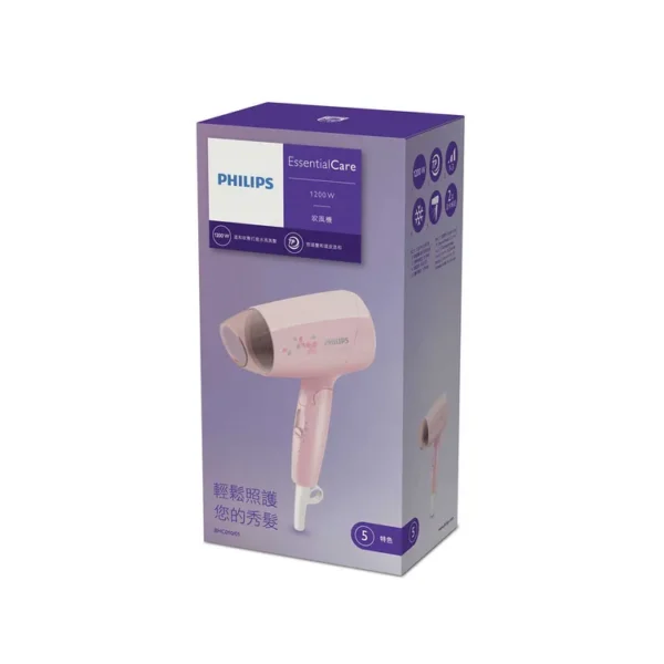 Secador de Cabello PHILIPS BHC010 Plegable Rosado - Imagen 3