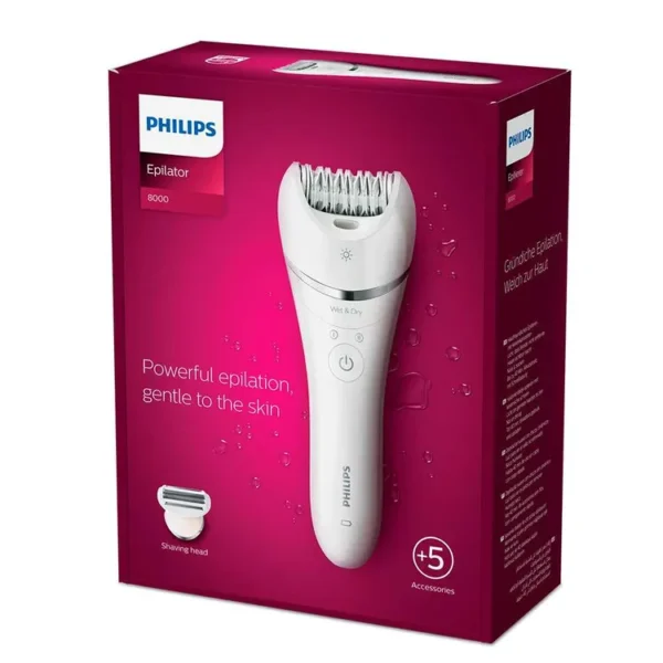 Depiladora PHILIPS  BRE710/00 Seco y húmedo Blanco - Imagen 4