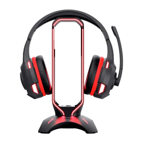 Soporte para Diadema TRUST Iluminación RGB|2 Puertos USB GXT 265 Negro - Imagen 4