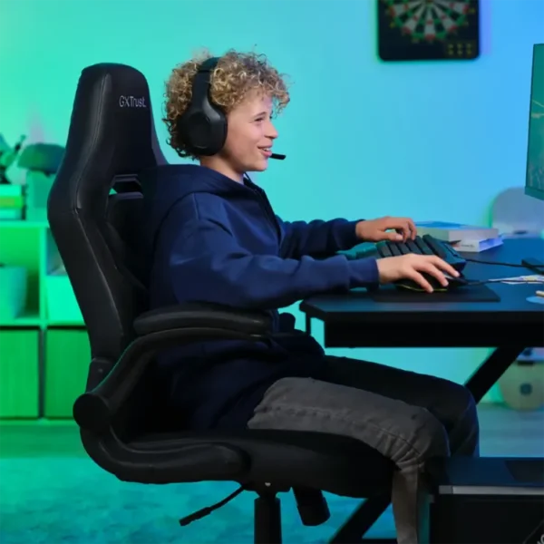 Silla TRUST Gaming Riye Negra - Imagen 5