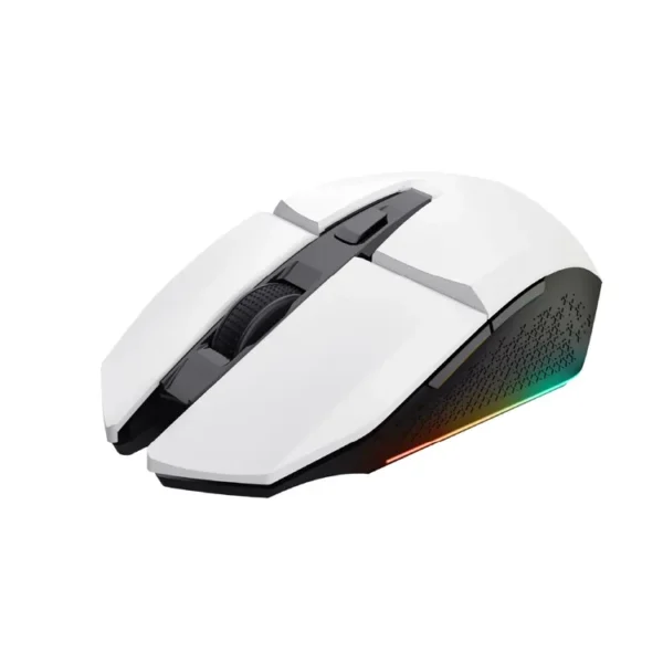 Combo 3 en 1 TRUST Teclado Alámbrico + Mouse Inalámbrico + Pad Mouse GXT 794 Blanco - Imagen 3