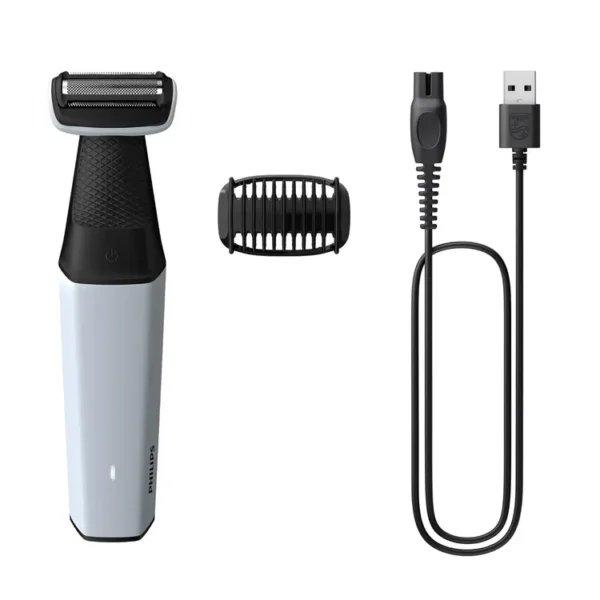 Recortador corporal e íntimo impermeable PHILIPS BG3007/01 Blanco - Imagen 2