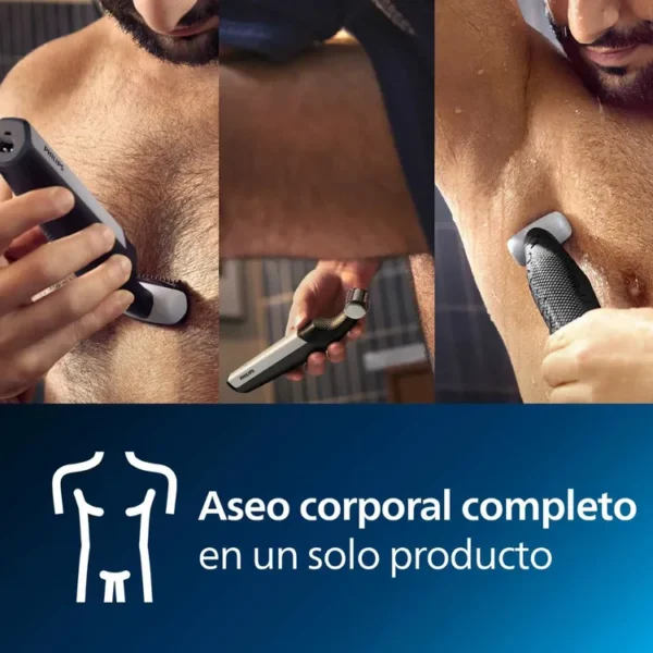 Recortador corporal e íntimo impermeable PHILIPS BG3007/01 Blanco - Imagen 4