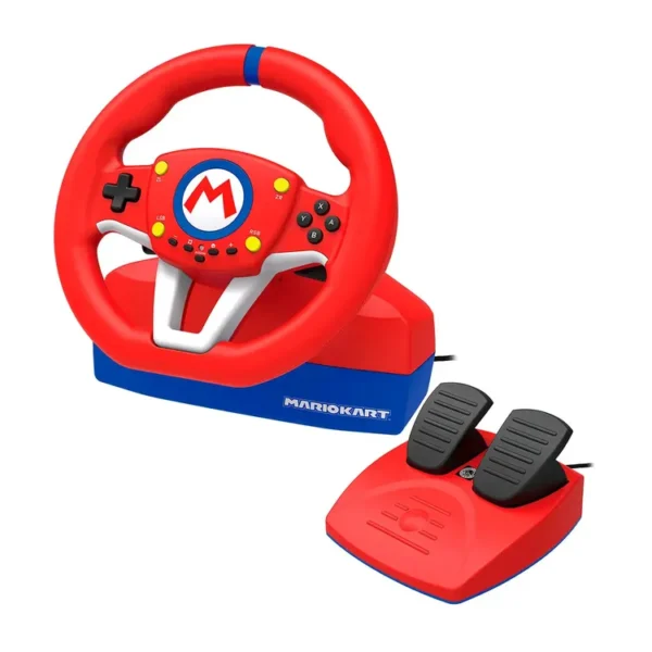 Timón Hori PRO para SWITCH Mario Kart Racing Wheel Azul|Rojo - Imagen 3