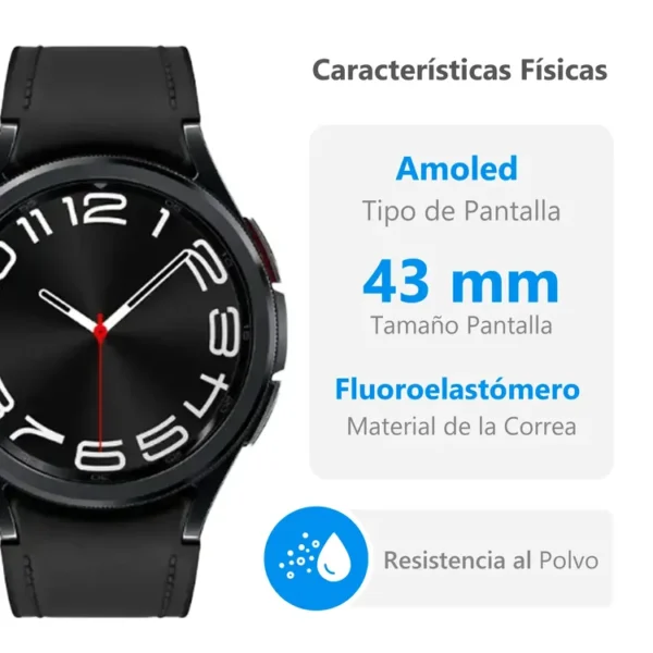 Reloj SAMSUNG Galaxy Watch 6 Classic de 43 mm Negro - Imagen 5