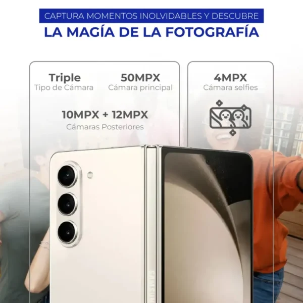 Celular SAMSUNG Galaxy Zfold5 256GB Crema - Imagen 4