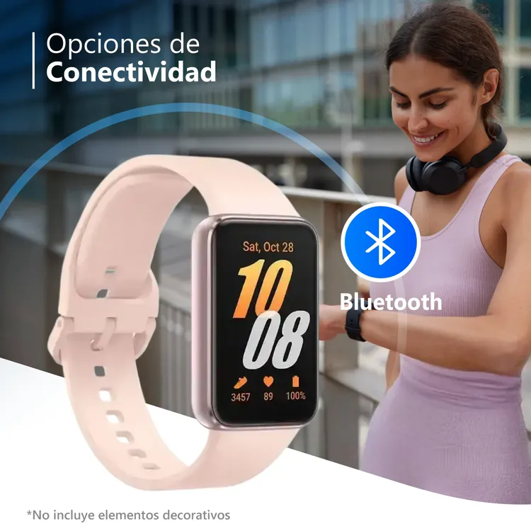 Banda SAMSUNG Smart Band Galaxy Fit3 Rosado M - Imagen 4