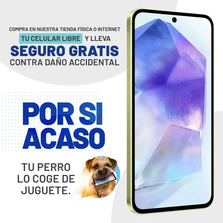 Celular SAMSUNG A55 256GB 5G Amarillo - Imagen 2
