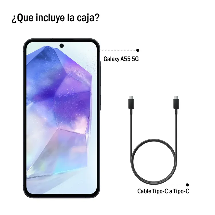 Celular SAMSUNG A55 256GB 5G Amarillo - Imagen 3
