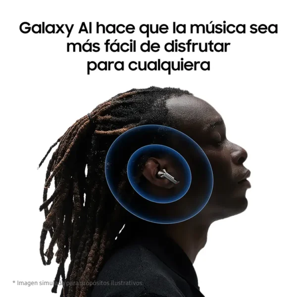 Audífonos SAMSUNG Galaxy Buds3 Pro Cancelacion de ruido Blanco - Imagen 9