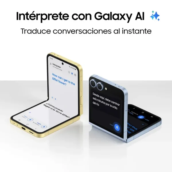 Celular SAMSUNG Galaxy Z Flip6 512GB 5G Plateado + Cover - Imagen 4
