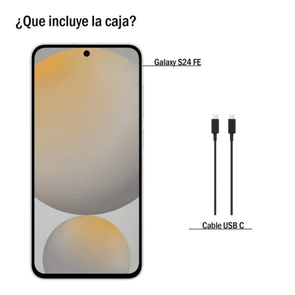 Celular SAMSUNG Galaxy S24FE 512GB 5G Gris + Reloj - Imagen 3